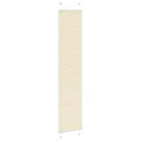 Pliss rolgordijn 50x200 cm stofbreedte 49,4 cm polyester crme - thumbnail