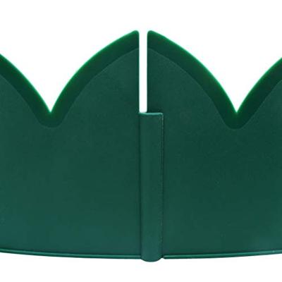 VidaXL Gazonranden 10 st 65x15 cm pp groen