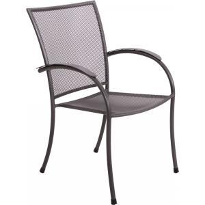 Tuinstoel Nordic Stapelbaar Grijs Stoel Buiten Tuin Lesli Living