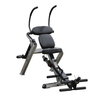 Body-Solid GAB300 Black Semi Recumbent Ab Bench