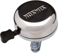 Simson fietsbel traditioneel chroom op kaart - thumbnail