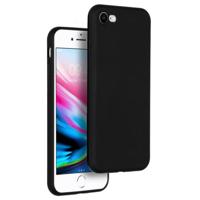 Accezz Color Case voor Apple iPhone SE (2022 / 2020) / 8 / 7 Telefoonhoesje Zwart - thumbnail