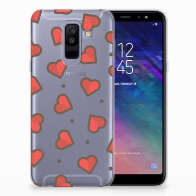 Samsung Galaxy A6 Plus (2018) TPU bumper Hearts Samsung Galaxy A6 Plus (2018) TPU bumper Hearts
