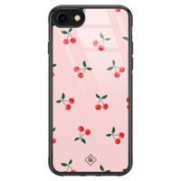 iPhone SE 2020 glazen hardcase - Kersjes - thumbnail