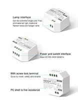 MiBoxer LED inbouw dimmer module geschikt voor pulsschakelaar - LED0299 - thumbnail