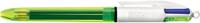 Balpen bic 4kleuren m fluor geel - thumbnail