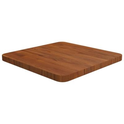 Tafelblad vierkant 40x40x2,5cm behandeld eiken donkerbruin