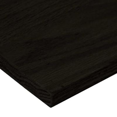 Traptreden 2 st 120x30x2 cm massief eikenhout donkerbruin - thumbnail
