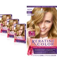 Schwarzkopf Keratine Color Haarverf 8.0 Natuurlijk Blond (1set) - thumbnail