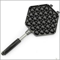 Huishoudelijke non-stick Bakeware schimmel QQ ei bakken lade (zwart) - thumbnail