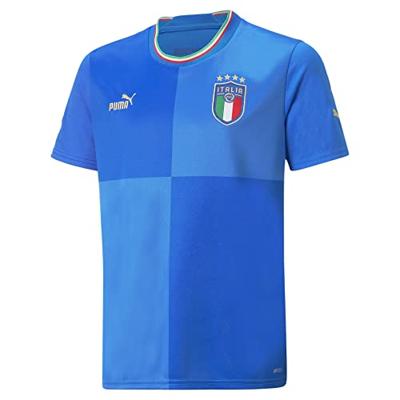 Italië Shirt Thuis Junior 2022-2023 - Maat 164 - Kleur: Blauw | Soccerfanshop