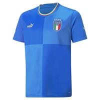 Italië Shirt Thuis Junior 2022-2023 - Maat 152 - Kleur: Blauw | Soccerfanshop - thumbnail