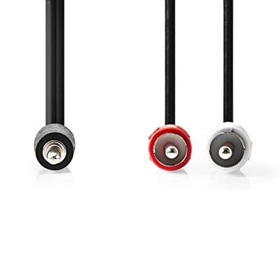 Nedis Stereo-Audiokabel | 3,5 mm Male naar 2x RCA Male | 2 m | 1 stuks - CAGB22200BK20 CAGB22200BK20 Nedis Stereo-Audiokabel | 3,5 mm Male naar 2x RCA Male | 2 m | 1 stuks - CAGB22200BK20 CAGB22200BK20