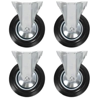 VidaXL Vaste wielen 4 st 160 mm VidaXL Vaste wielen 4 st 160 mm