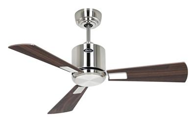 CasaFan ECO NEO III 92 BN-NB/KI WiFi Flügel Nussbaum/Kirsche Plafondventilator 12 W (Ø x h) 92 cm x 360 mm Chroom (geborsteld) Met afstandsbediening, Timer, CasaFan ECO NEO III 92 BN-NB/KI WiFi Flügel Nussbaum/Kirsche Plafondventilator 12 W (Ø x h) 92 cm x 360 mm Chroom (geborsteld) Met afstandsbediening, Timer,