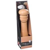 2 in 1 Peper- en Zoutmolen Secret de Gourmet Bruin Hout 22 x 6 cm - thumbnail