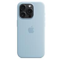 Apple Silicone MagSafe Case iPhone 15 Pro Light Blue - thumbnail