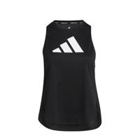 adidas Performance Plus Size Designed4Training sporttop zwart/wit - thumbnail