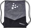 Craft 1905598 Squad Gym Bag - Dark Grey/Black - One Size - thumbnail