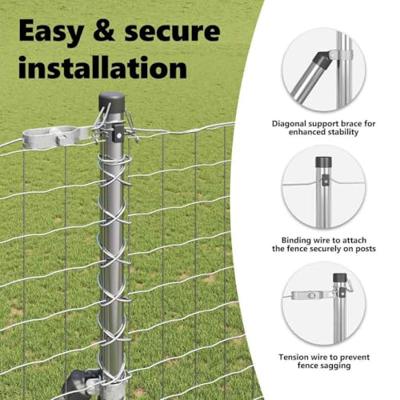 VidaXL Afrasteringspaal 13 pcs zilver staal