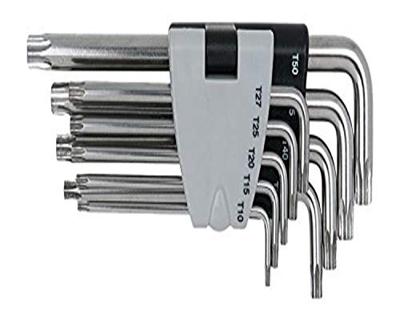 KS Tools 964.0620 TX Haakse schroevendraaierset TB 10, TB 15, TB 20, TB 25, TB 27, TB 30, TB 40, TB 45, TB 50 9-delig