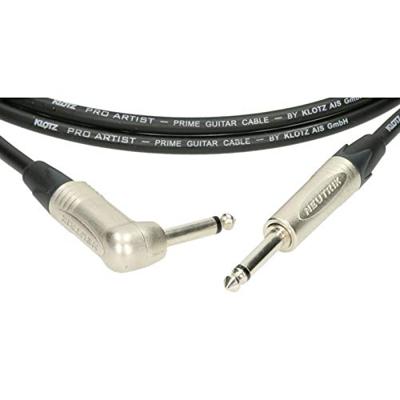 Klotz Pro Artist gitaarkabel jack 2p - jack 2p haaks-recht 9 meter
