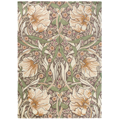 Morris & Co - Pimpernel aubergine 28805 - 140x200 cm Vloerkleed