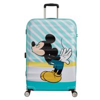 American Tourister Wavebreaker Disney Spinner 77 mickey blue kiss Harde Koffer - thumbnail