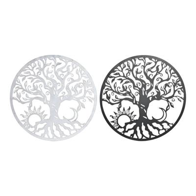 Wanddecoratie DKD Home Decor Zwart Metaal Wit Indiaas Maan (2 Stuks) (60 x 1 x 60 cm) Wanddecoratie DKD Home Decor Zwart Metaal Wit Indiaas Maan (2 Stuks) (60 x 1 x 60 cm)