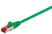 goobay CAT 6 – 100 SSTP PIMF Green 1 m 1 m Green Networking Cable – netwerkkabels (1 m, groen) - thumbnail