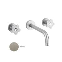 Inbouw Wastafelmengkraan Sanimex Giulini Tweeknops 25 cm Inclusief G-Link Inbouwdeel Mat Nikkel Sanimex - thumbnail