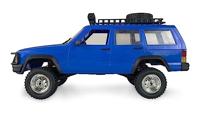 Amewi JC-X12 Scale Blauw Brushed 1:12 RC auto Elektro Terreinwagen 4WD RTR 2,4 GHz Incl. accu en lader - thumbnail