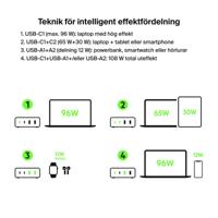 Belkin BoostCharge Pro 4-poorts GaN wandlader oplader - thumbnail