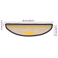 Trapmatten zelfklevend Sisal-Look 30 st 65x21x4 cm antraciet - thumbnail