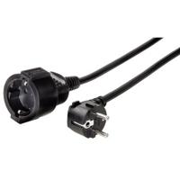 Hama Verlengsnoer Pro 3m Kabel Zwart - thumbnail
