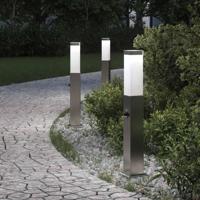 Bolderverlichting met sensor 3 stuks 50 cm RVS IP44 - thumbnail