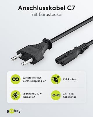 goobay Eurostekker > C7 kabel