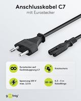 goobay Eurostekker > C7 kabel - thumbnail