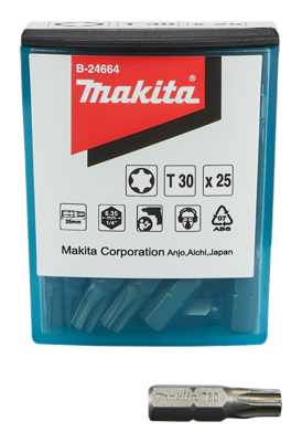 Makita Accessoires Schroefbit T30x25mm - B-24664 - B-24664