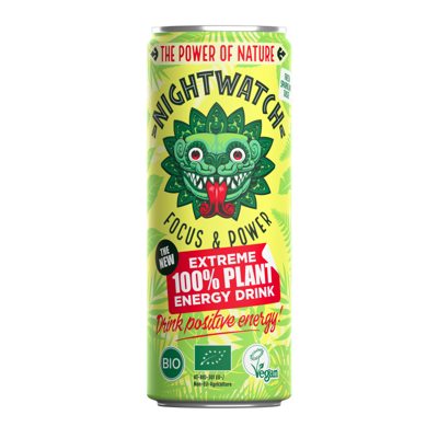 Nightwatch plant based energy drink blik (24x 25cl)