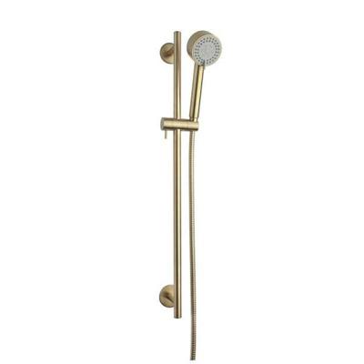 Cadans luxe glijstangset geborsteld messing