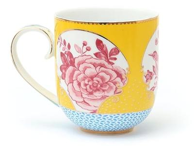 Pip Studio Royal Multi Mok Groot Geel Pip Studio Royal Multi Mok Groot Geel