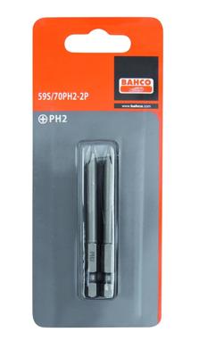 Bahco 2xbits ph2 70mm 1/4" standard | 59S/70PH2-2P Bahco 2xbits ph2 70mm 1/4" standard | 59S/70PH2-2P
