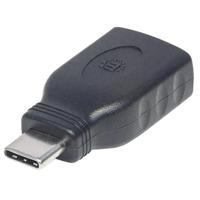Manhattan USB 3.2 Gen 1 (USB 3.0) Adapter [1x USB 3.2 Gen 2 stekker C (USB 3.1) - 1x USB 3.2 Gen 2 bus A (USB 3.1)] Adapter USB-C Stecker auf USB A Buchse USB - thumbnail