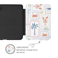 Lunso Kobo Clara BW / Clara Colour hoesje (6 inch) - Vegan Saffiano Leren Sleep Cover - Riviera Postcards - thumbnail