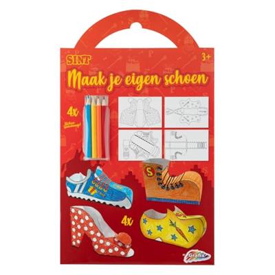 Grafix Sint knutselset - maak je eigen schoen Grafix Sint knutselset - maak je eigen schoen