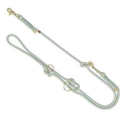 Trixie soft rope hondenriem verstelbaar saliegroen / mint - thumbnail