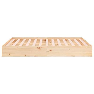 Bedframe massief hout 120x190 cm 4FT Small Double Bedframe massief hout 120x190 cm 4FT Small Double