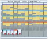 Nobo T-Kaart Planningset Jaarplanner 13 Kolommen 32 Sleuven - thumbnail
