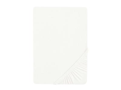 Biberna Jersey hoeslaken (Wit, 140-160 x 200 cm)